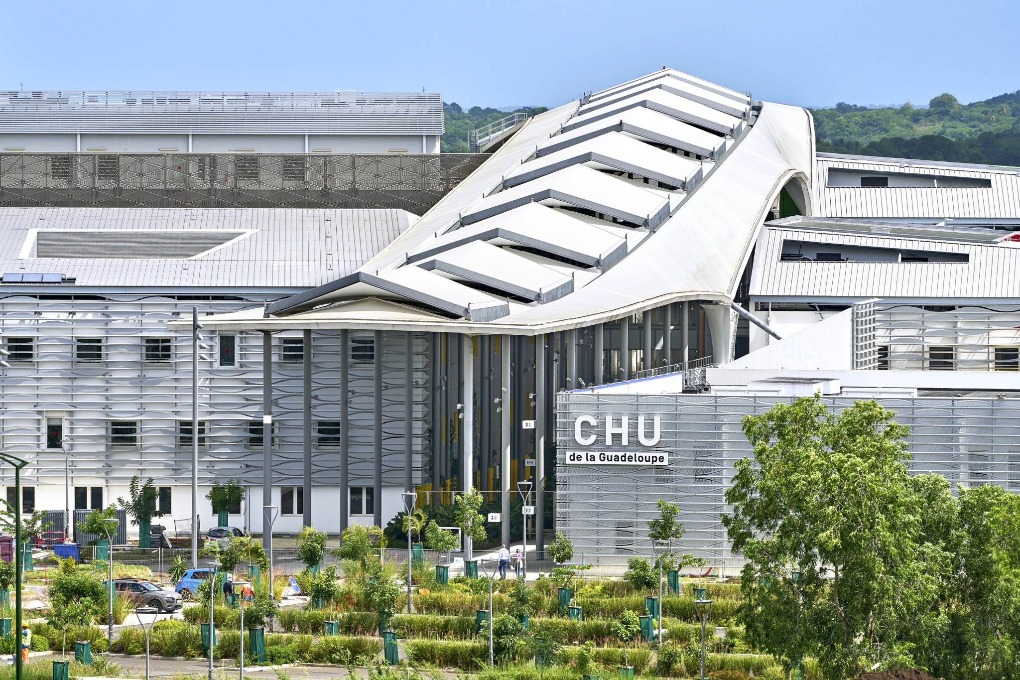 Vue du CHU de la Guadeloupe