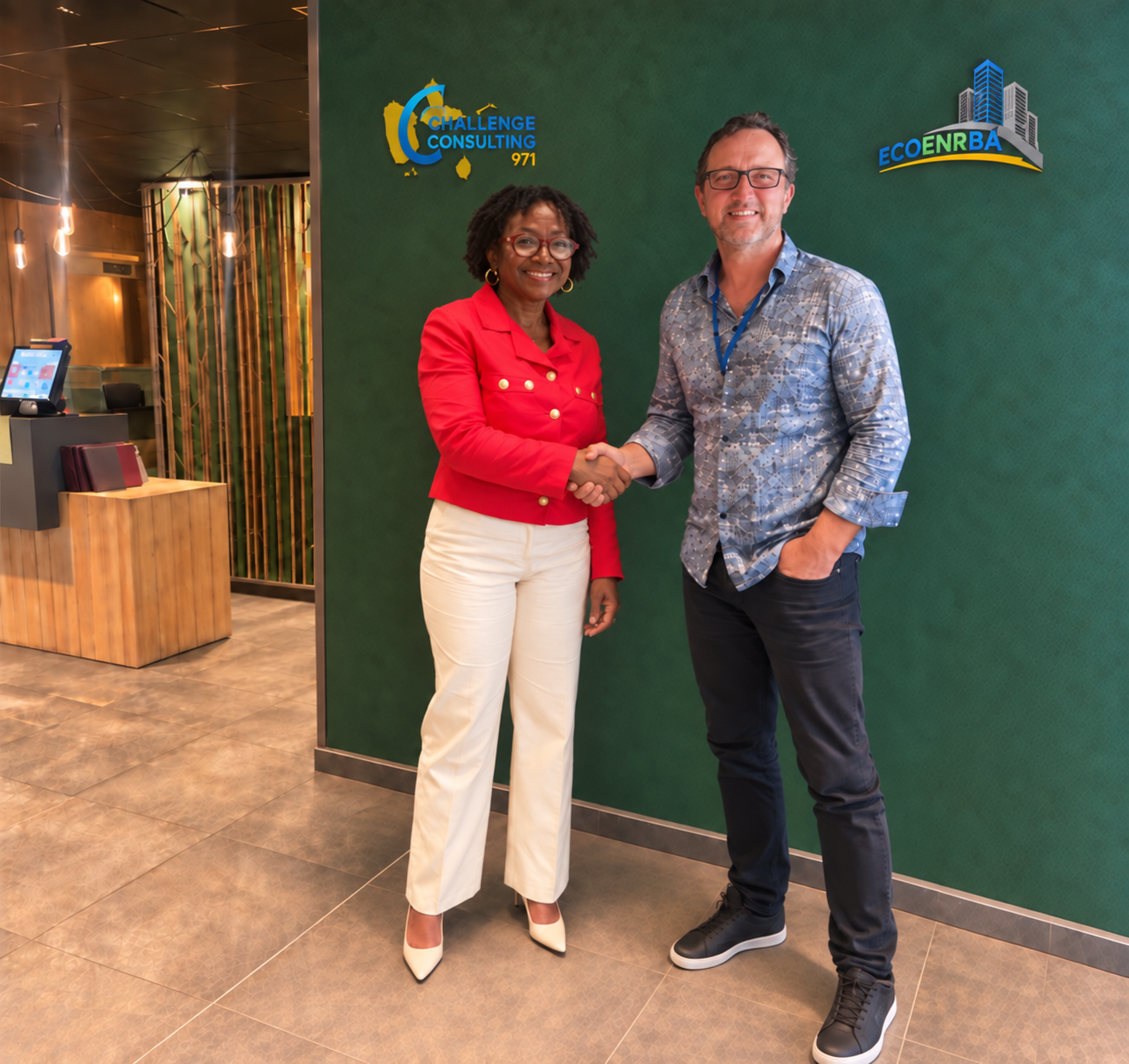 Visuel d’échange professionnel fourni pour EcoEnRBA